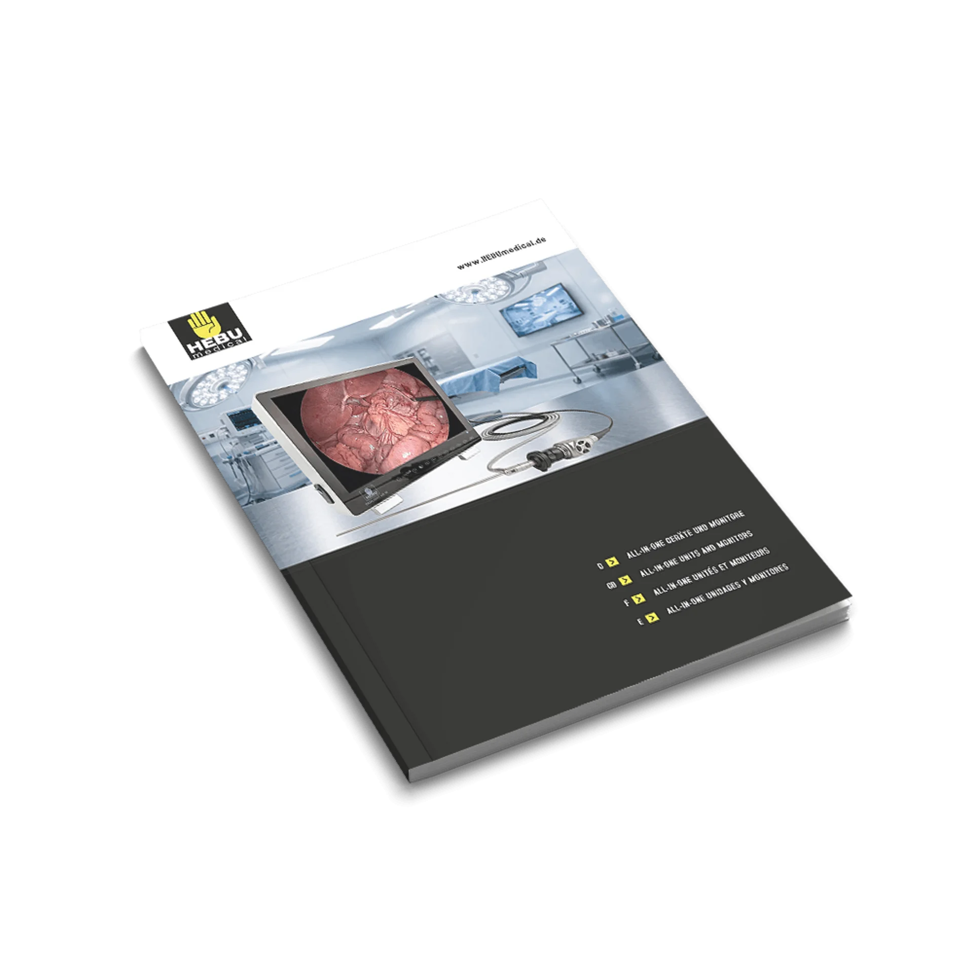 HEBUmedical GmbH’den All-in-One endoskopi sistemleri ve monitörler HEBUmedical kataloğunda ameliyathanede All-in-One endoskopi sistemi ve tıbbi monitör